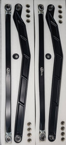 2022 to Current Polaris RZR Pro R, Pro S, Turbo R High Clearance Radius Rods in Black Finish
