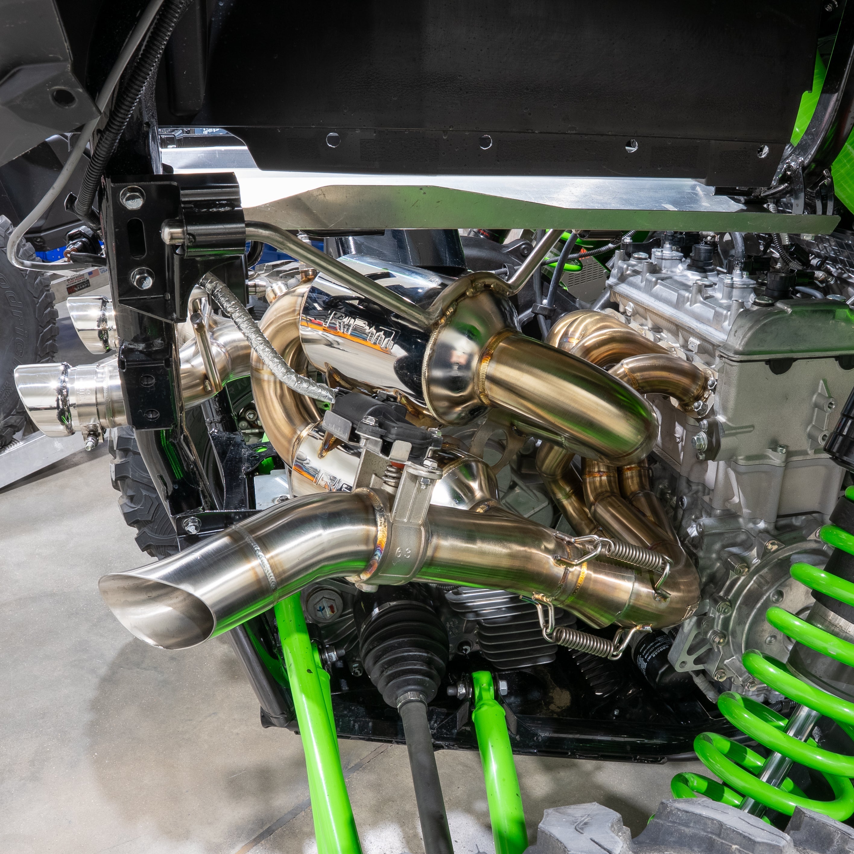 RPM Kawasaki H2 2.5" Dual Sport Full Exhaust + Optional E-Valve