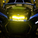 litt industries grill under hood 10 inch led light bar bracket mounts for polaris rzr xp xp4 1000 turbo turbo s