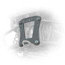 RZR Pro XP radius rod plate installed on rear frame