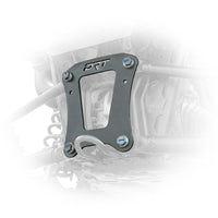 RZR Pro XP radius rod plate installed on rear frame