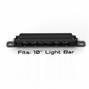 litt industries grill under hood 10 inch led light bar bracket mounts for polaris rzr xp xp4 1000 turbo turbo s