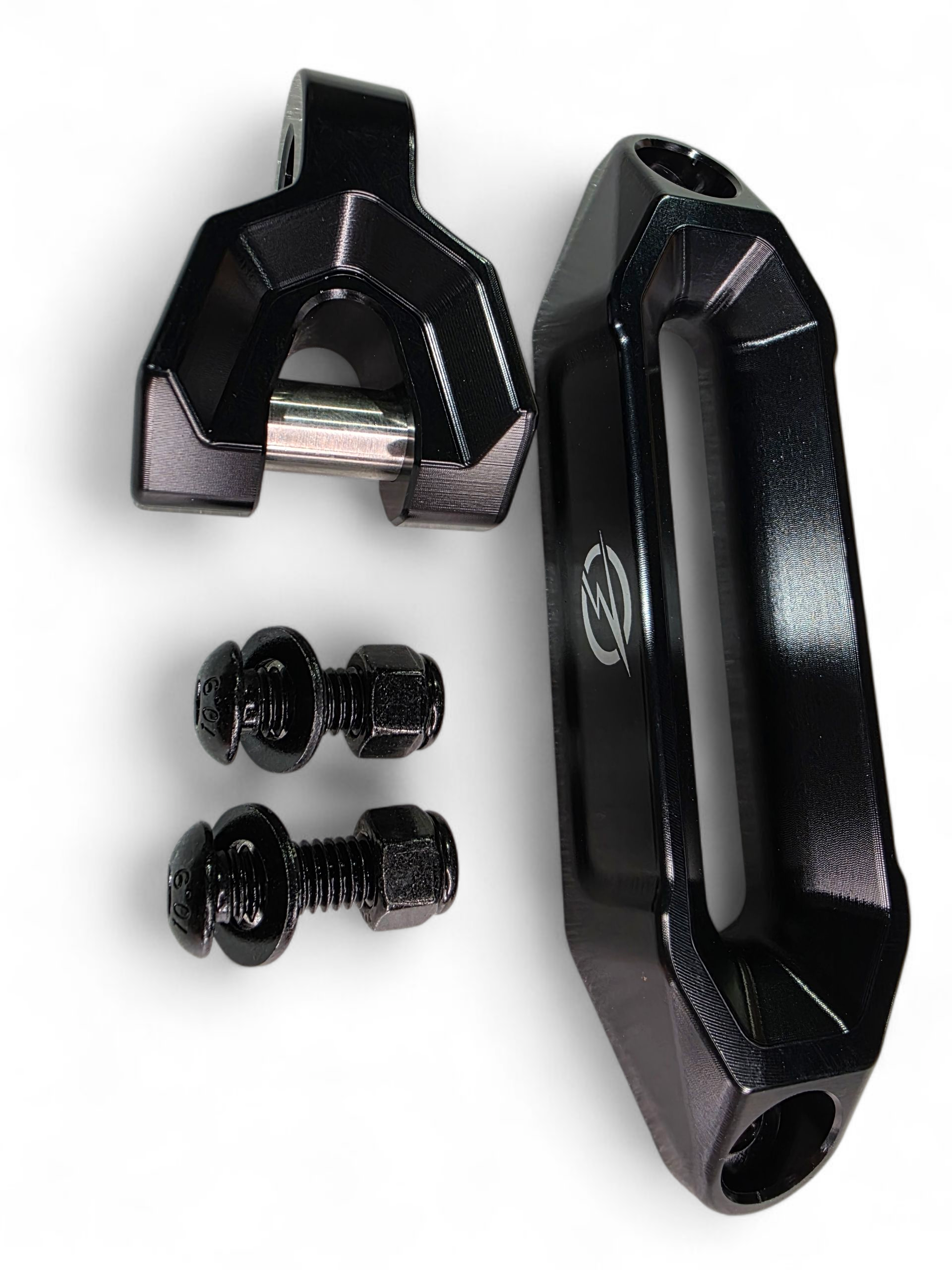 Elektric Offroad Designs UTV Winch Fairlead and Hook (Black)