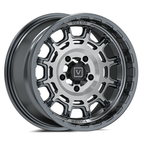 V17 UTV Wheel Brushed Gunmetal - Valor Offroad
