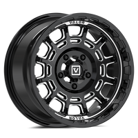 V17 UTV Wheel Gloss Black Milled - Valor Offroad