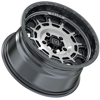V17 UTV Wheel Brushed Gunmetal - Valor Offroad