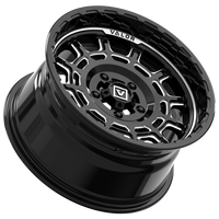 V17 UTV Wheel Gloss Black Milled - Valor Offroad
