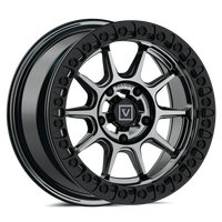 V18 Beadlock UTV Wheel Hyper Black - Valor Offroad