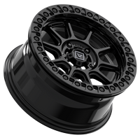 V18 Beadlock UTV Wheel Gloss Black - Valor Offroad