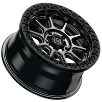 V18 Beadlock UTV Wheel Hyper Black - Valor Offroad
