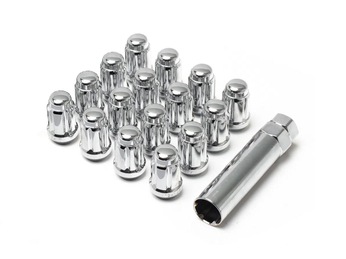12x1.25 UTV Wheels Lug Kit Chrome (5-Lug)