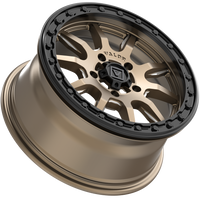 V15 Beadlock UTV Wheel in Satin Bronze - Valor Offroad