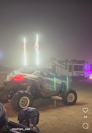 Buy white MWhips single color Xseries bright LED whips