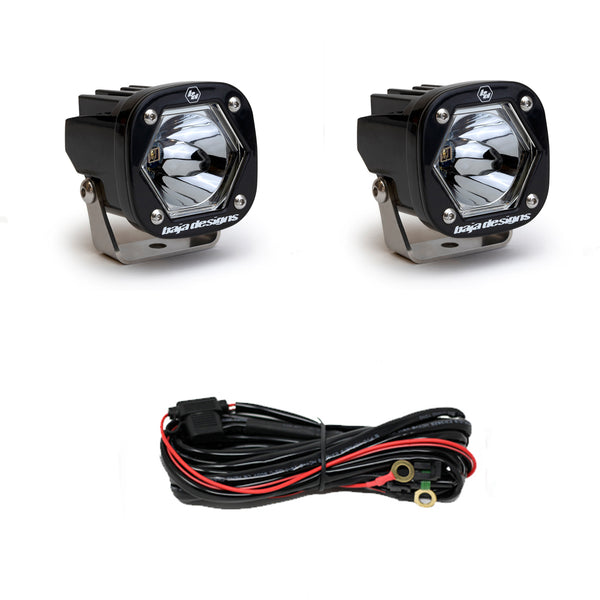 LED Light Pods S1 Pair Spot Laser LED Backup Kit Baja Designs