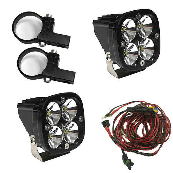 LED Light Pods Kit W/Horiz Mounts 2.00 Inch Harness Squadron Pro Baja Designs
