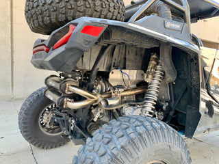SIDE PIECE Header Pipe with Electronic Cutout - RZR Turbo