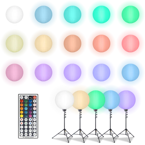 RGB 100 Watt Color Changing LED Balloon Light Kit