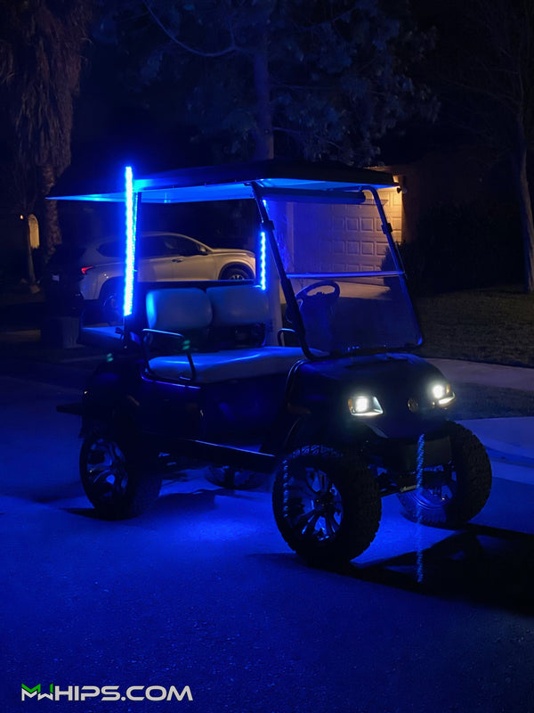MWhips single color Xseries bright LED whips