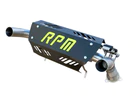 RPM SxS RZR XPT E-Valve Muffler - Dual Tip Captains Choice Exhaust- 16-22 XPT XP Turbo S