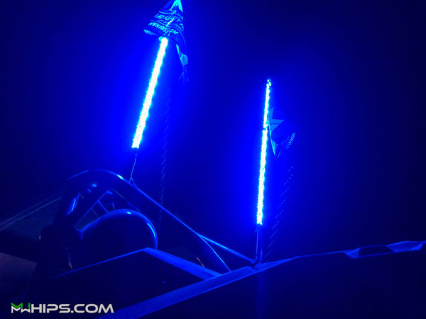 MWhips single color Xseries bright LED whips