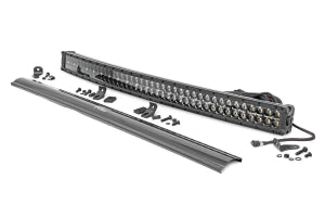 BLACK SERIES LED 40 INCH LIGHT| CURVED DUAL ROW | WHITE DRL