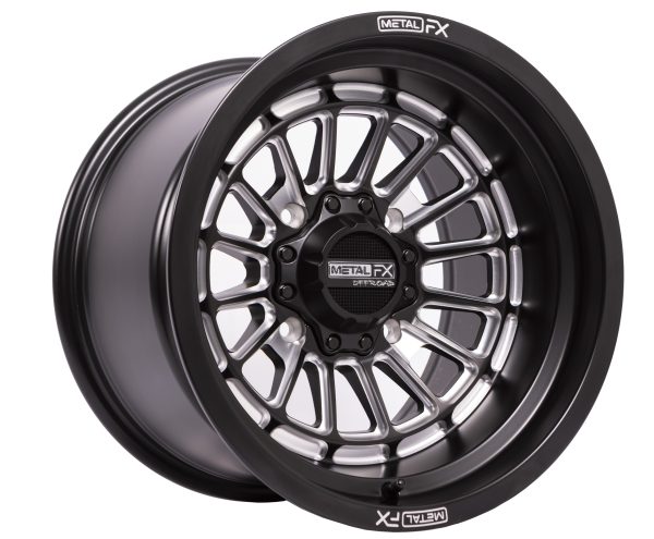 15x7 / matte black contrast cut / 4x156 (Rzr)