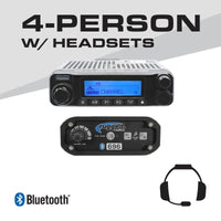 4-Person - 696 Complete Communication System - with Ultimate Headsets