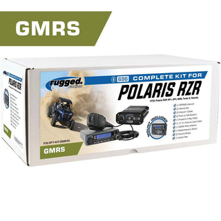*Powerful 45-Watt GMRS Radio* Polaris RZR Complete UTV Communication Kit