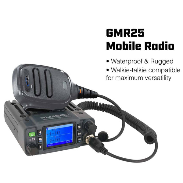 *Waterproof GMRS Radio* Polaris Pro XP / Pro R Complete UTV Communication Kit